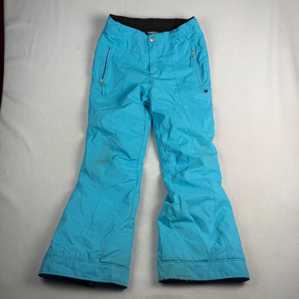 Obermeyer Kids Turquoise Insulated Snow Pants Blue‎ Ski Snowboard Size 12/14